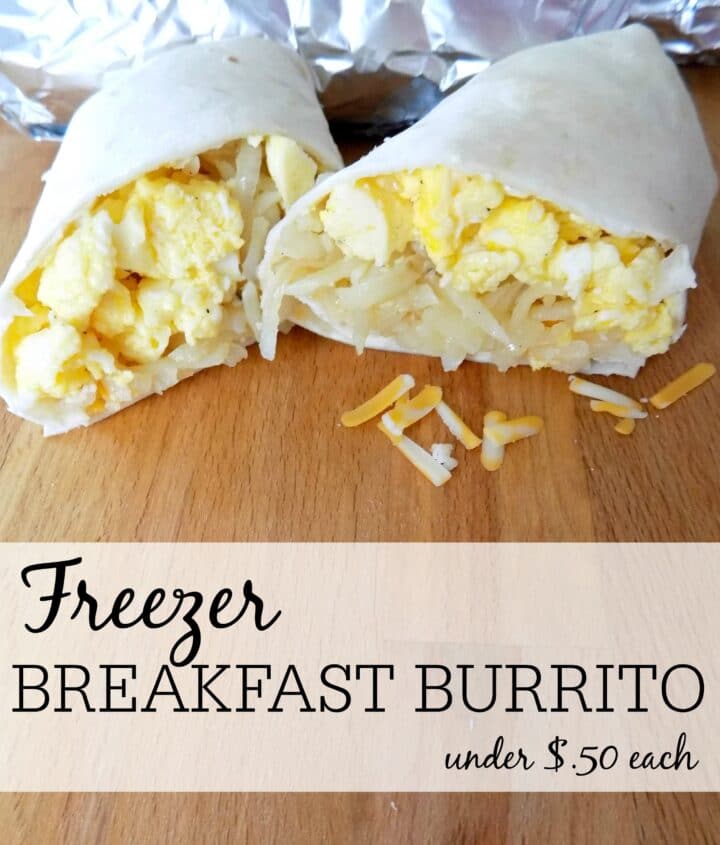 Freezer Breakfast Burritos - Frugally Blonde