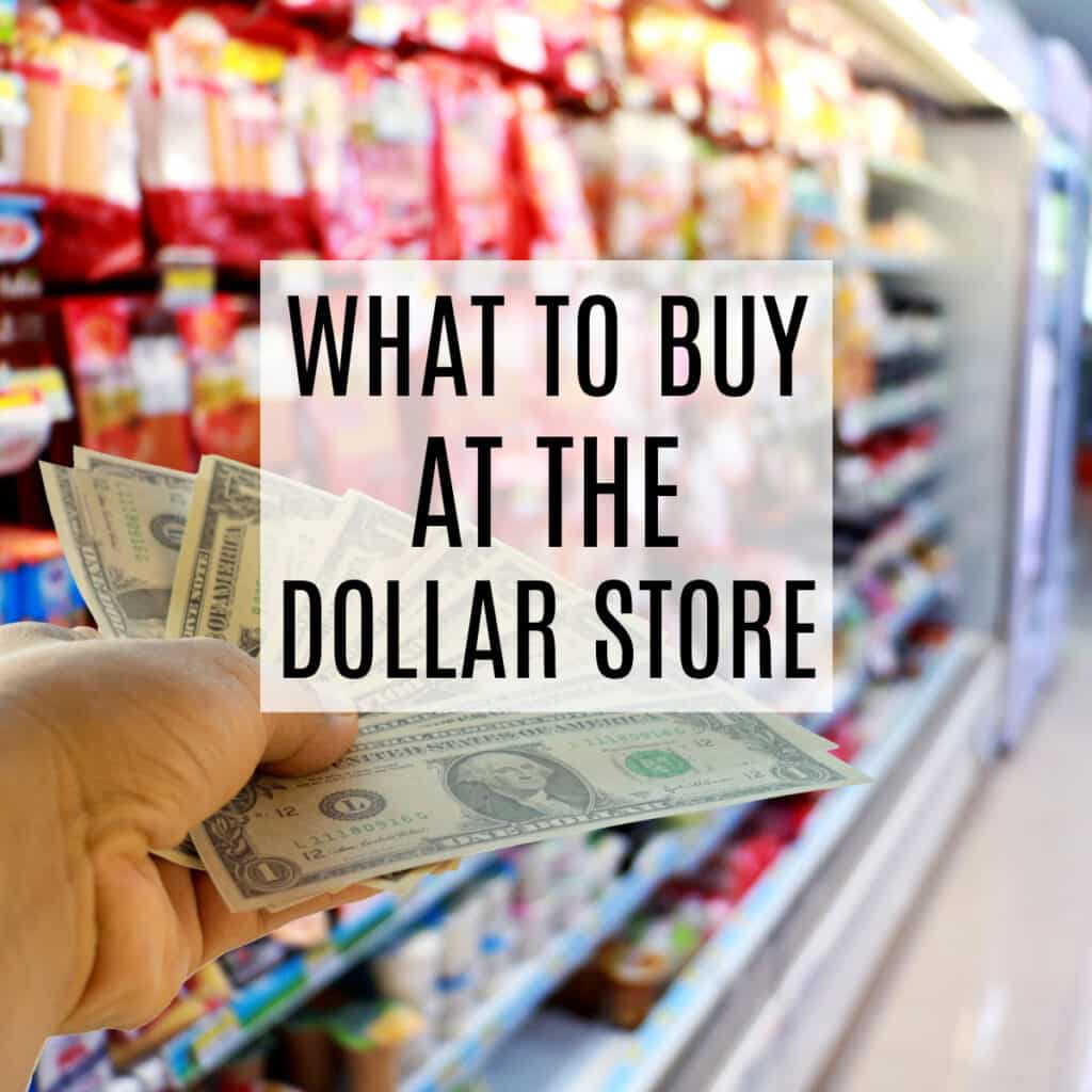 what to buy when shopping at the dollar store