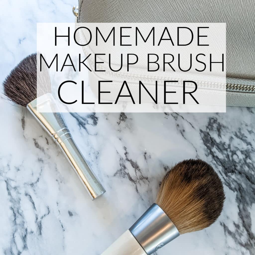 Homemade Makeup Brush Cleaner - Our Oily House