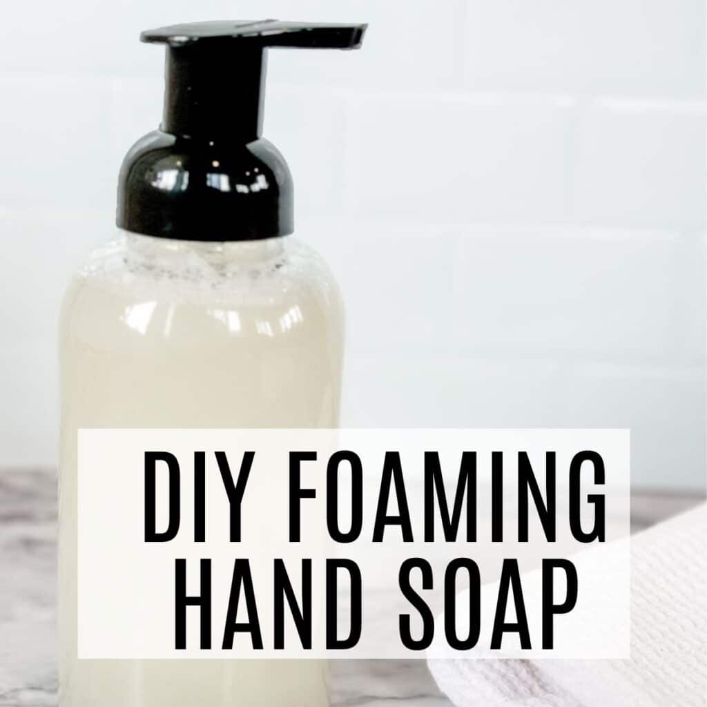 foaming hand soap with castile soap