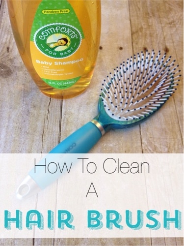 How To Clean Your Hairbrush Like A Pro - Frugally Blonde