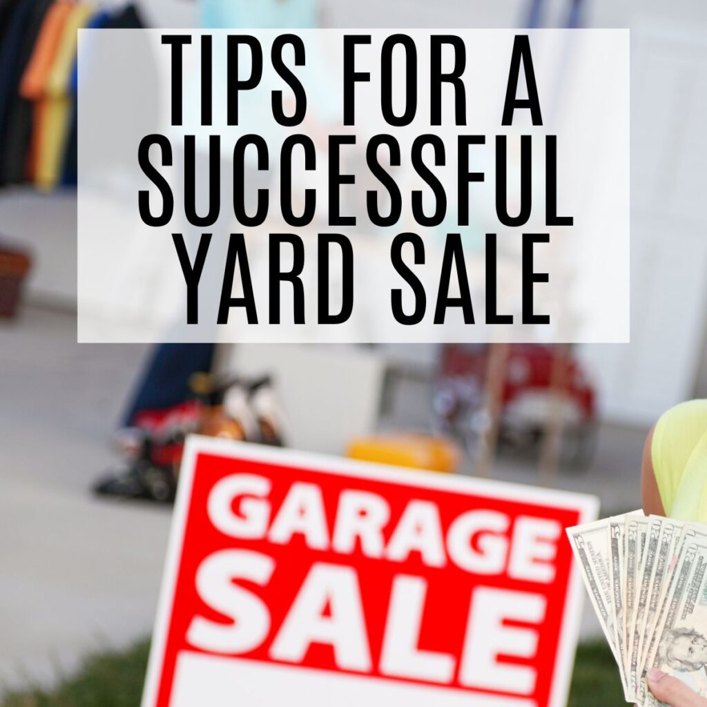 successful yard sale