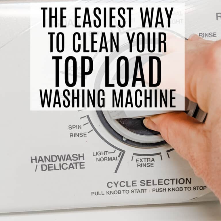 How To Clean The Washing Machine - Frugally Blonde