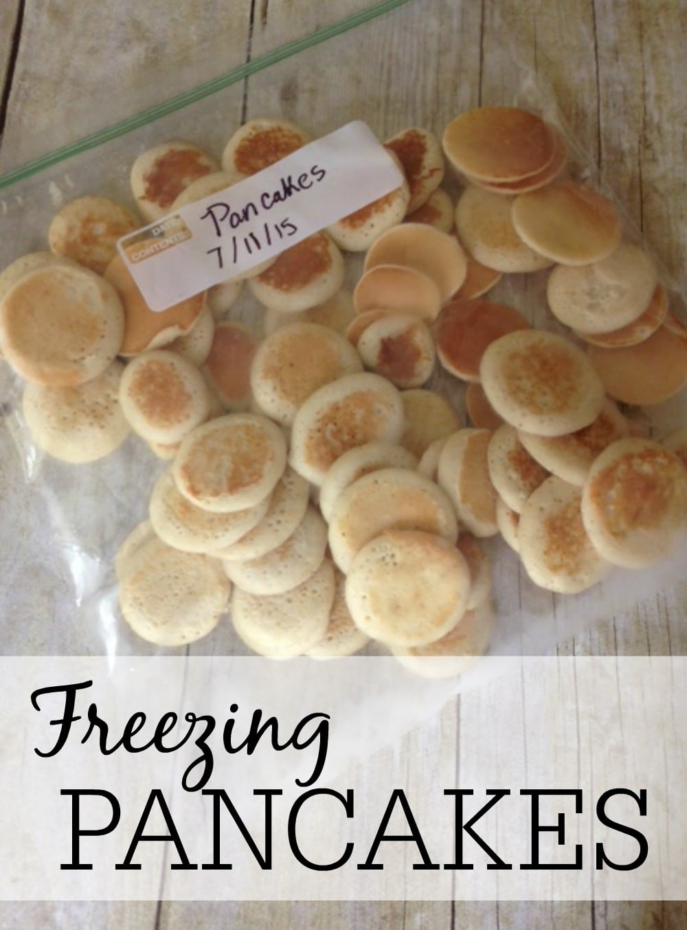 freezing pancakes