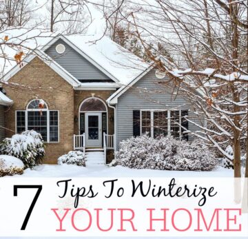 7 Tips To Winterize Your Home - Frugally Blonde