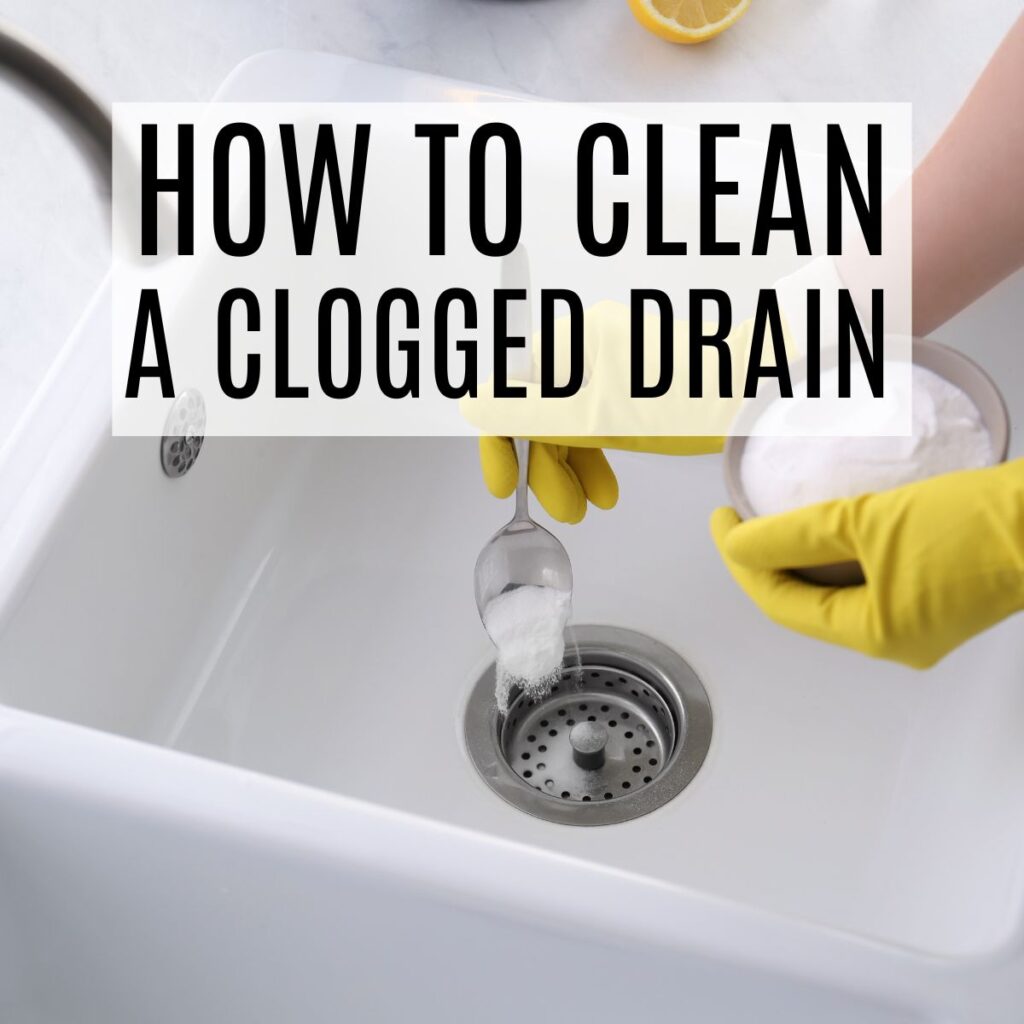 Make your own drain cleaner, At Home