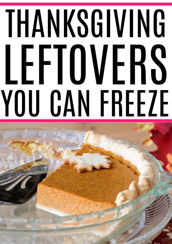 thanksgiving leftovers you can freeze