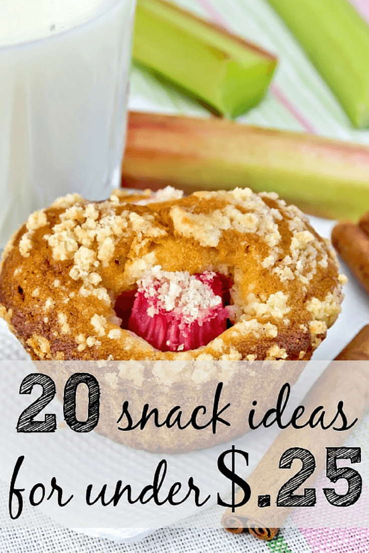 20 more snack ideas for under $.25