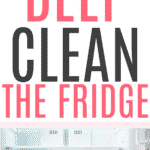 how to deep clean the fridge
