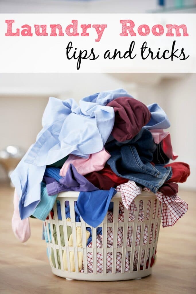 Laundry Room Tips and Tricks - Frugally Blonde