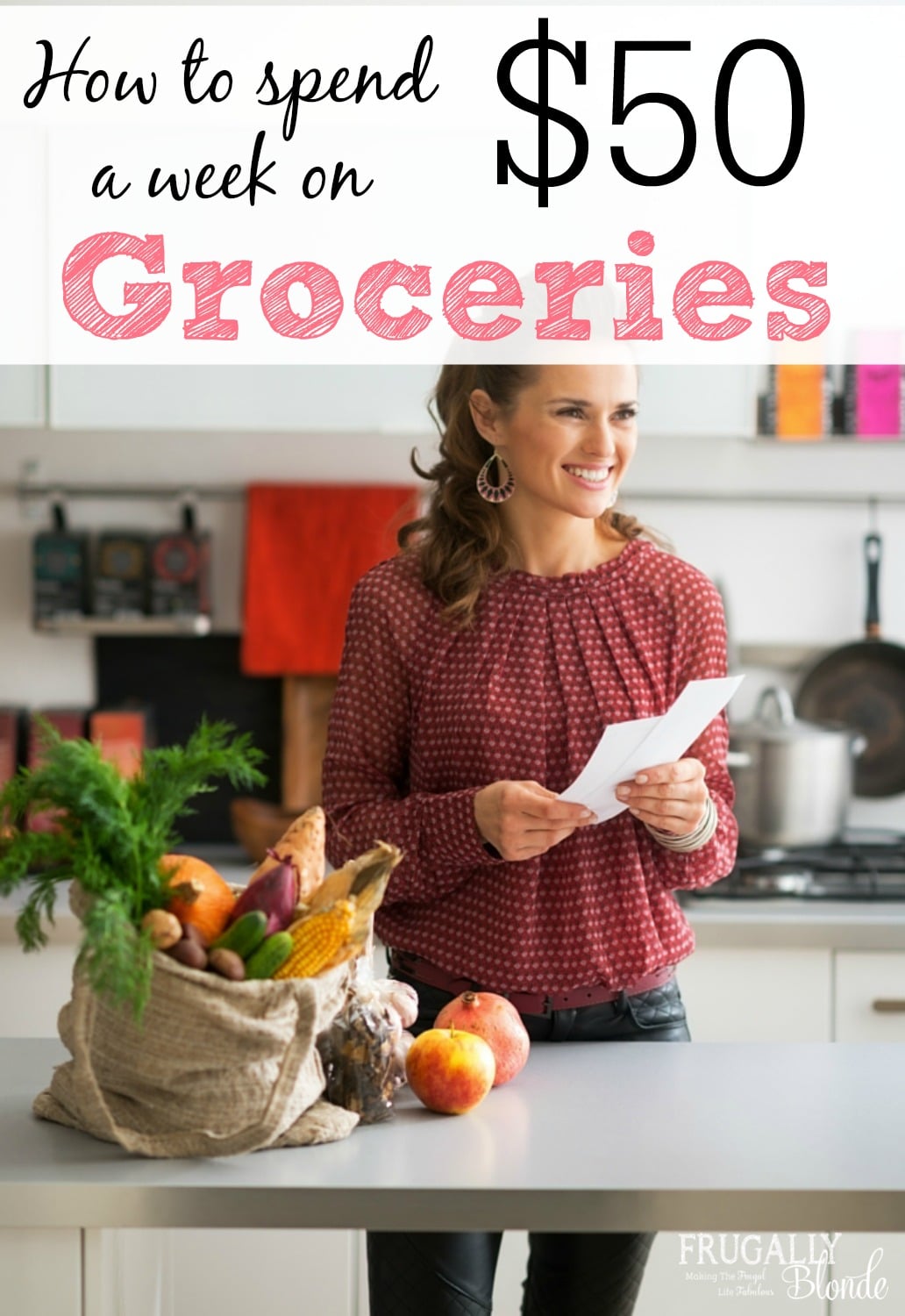 how to spend $50 a week on groceries