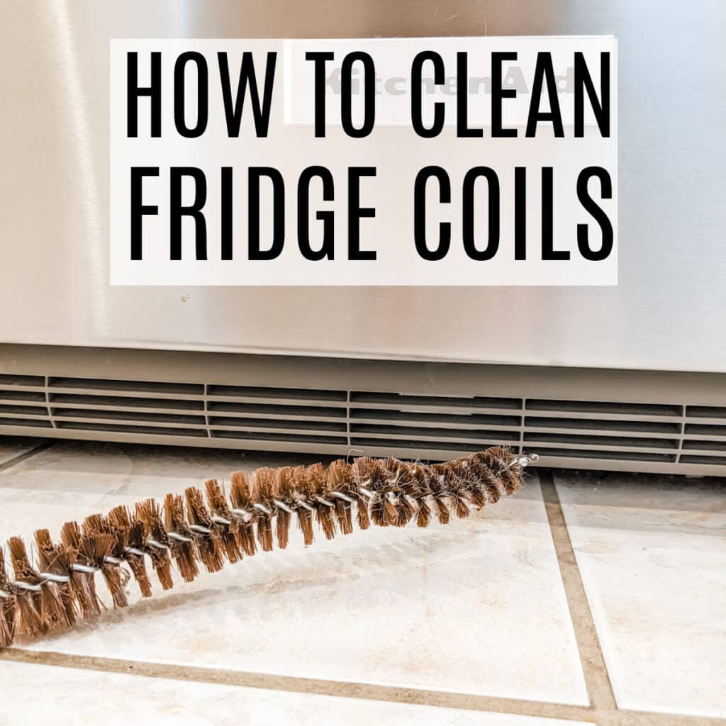 how to clean fridge coils