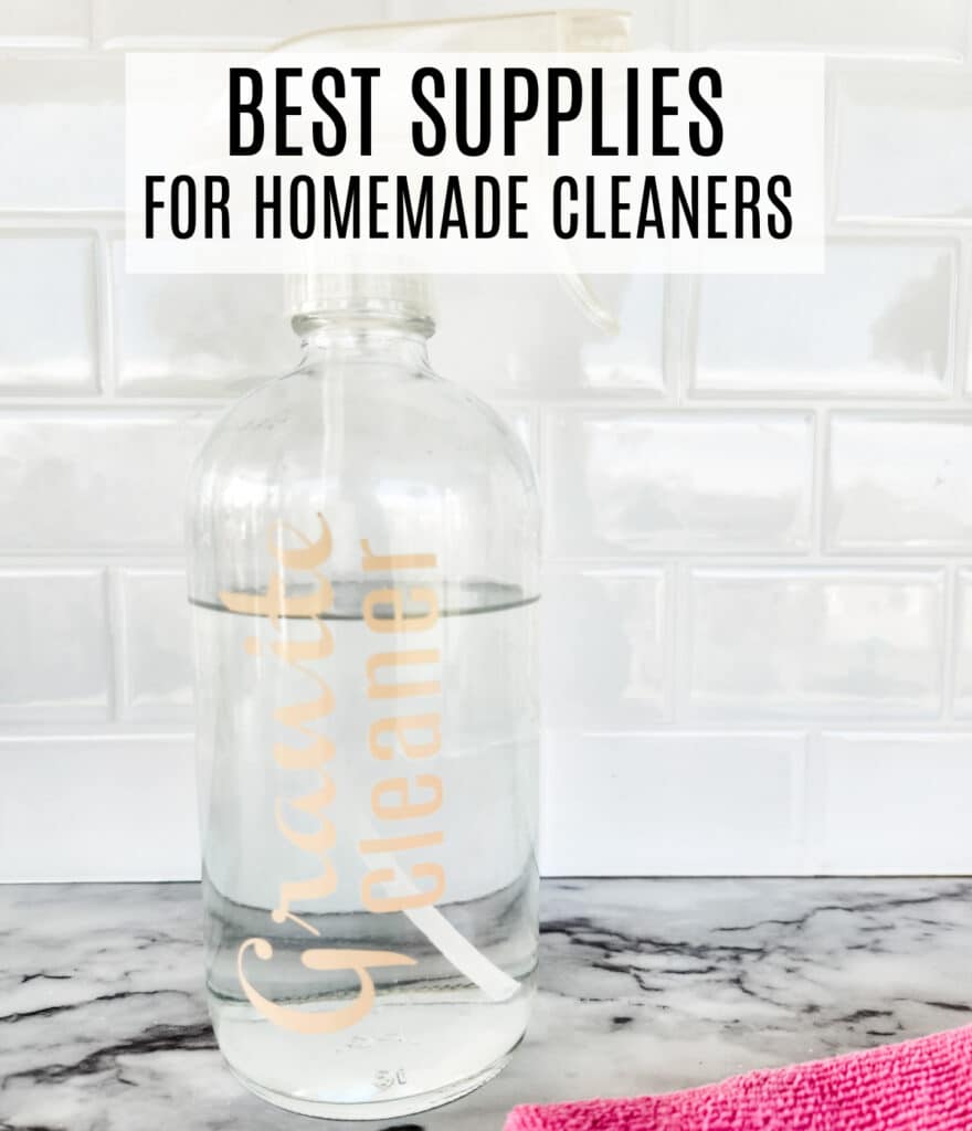 best supplies for homemade cleaners