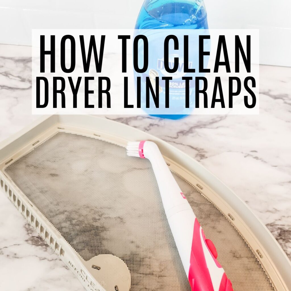 How To Clean The Dryer Lint Trap - Frugally Blonde
