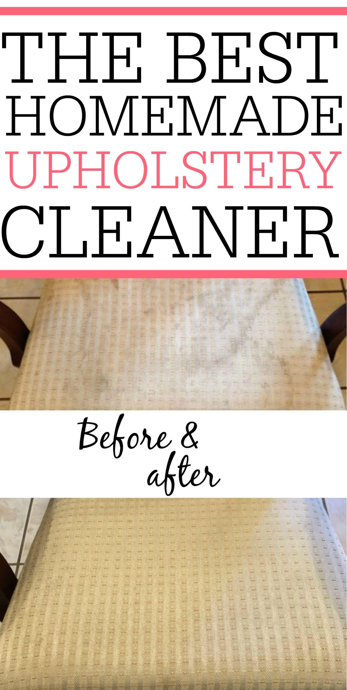 Diy Upholstery Cleaner Frugally Blonde