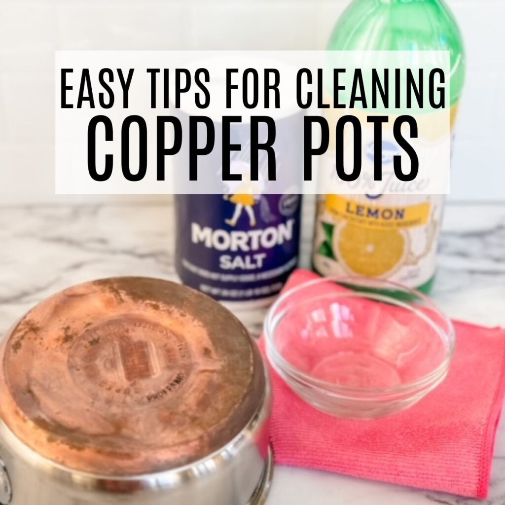 easy tip to clean copper pots