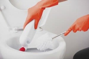 get rid of toilet stains