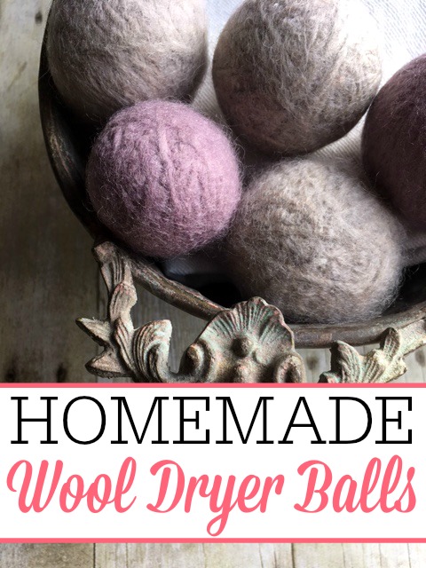 homemade wool dryer balls