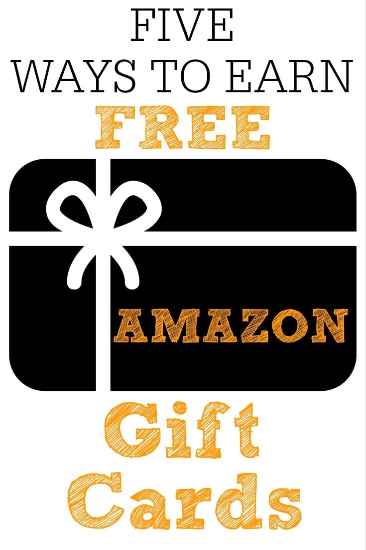 5 ways to earn free amazon gift cards