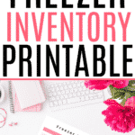 freezer inventory printable pinterest