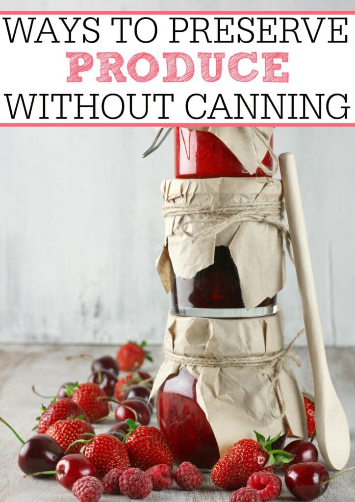 Ways To Preserve Produce Without Canning - Frugally Blonde