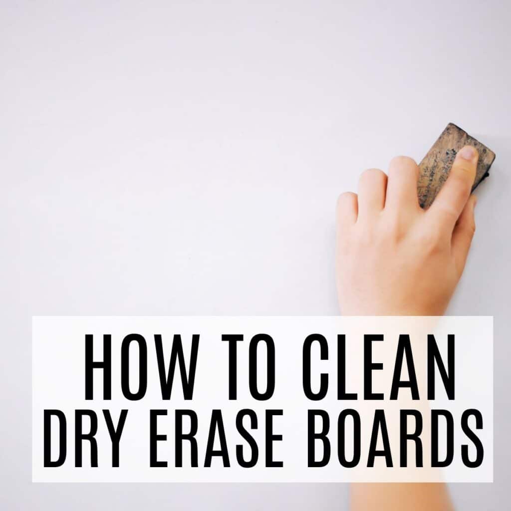 how to clean white boards