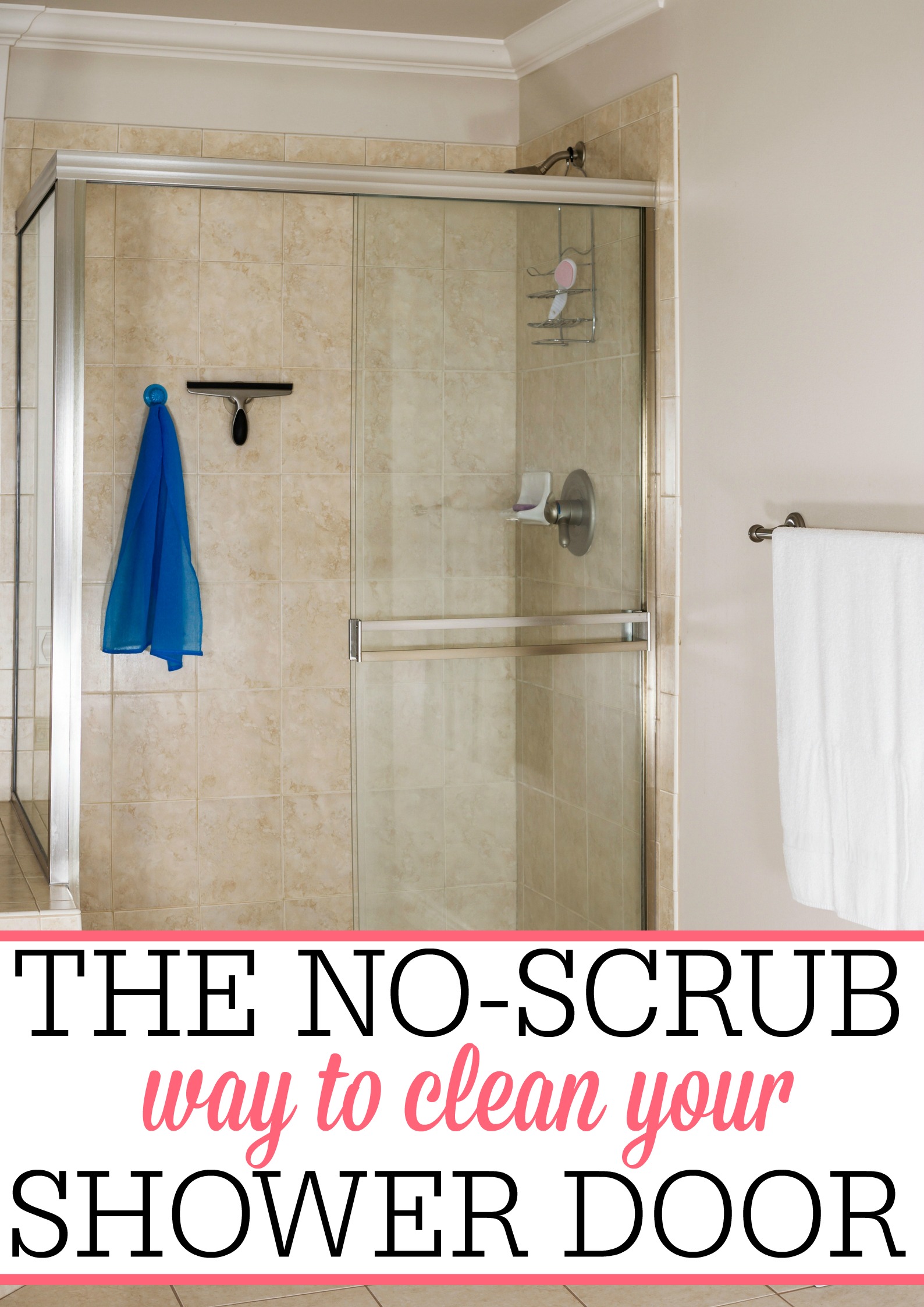Teleurstelling Cilia Fokken The No Scrub Way To Clean Your Shower Door - Frugally Blonde