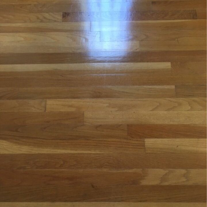 shiny hardwood floors