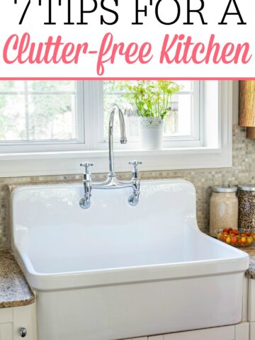 tips for a clutter free kitchen