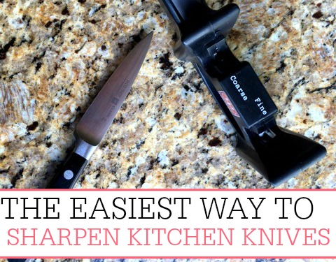 sharpen kitchen knives