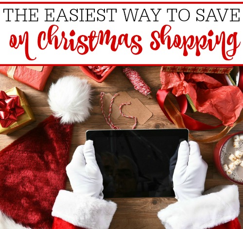 the easiest way to save on christmas shopping
