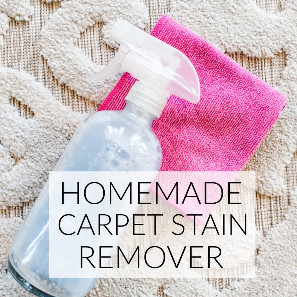 homemade carpet stain remover