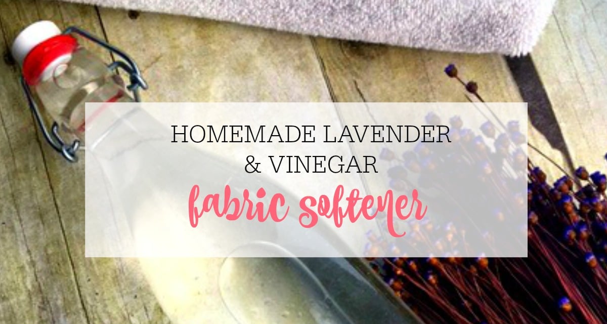 DIY Lavender Vinegar Laundry Rinse