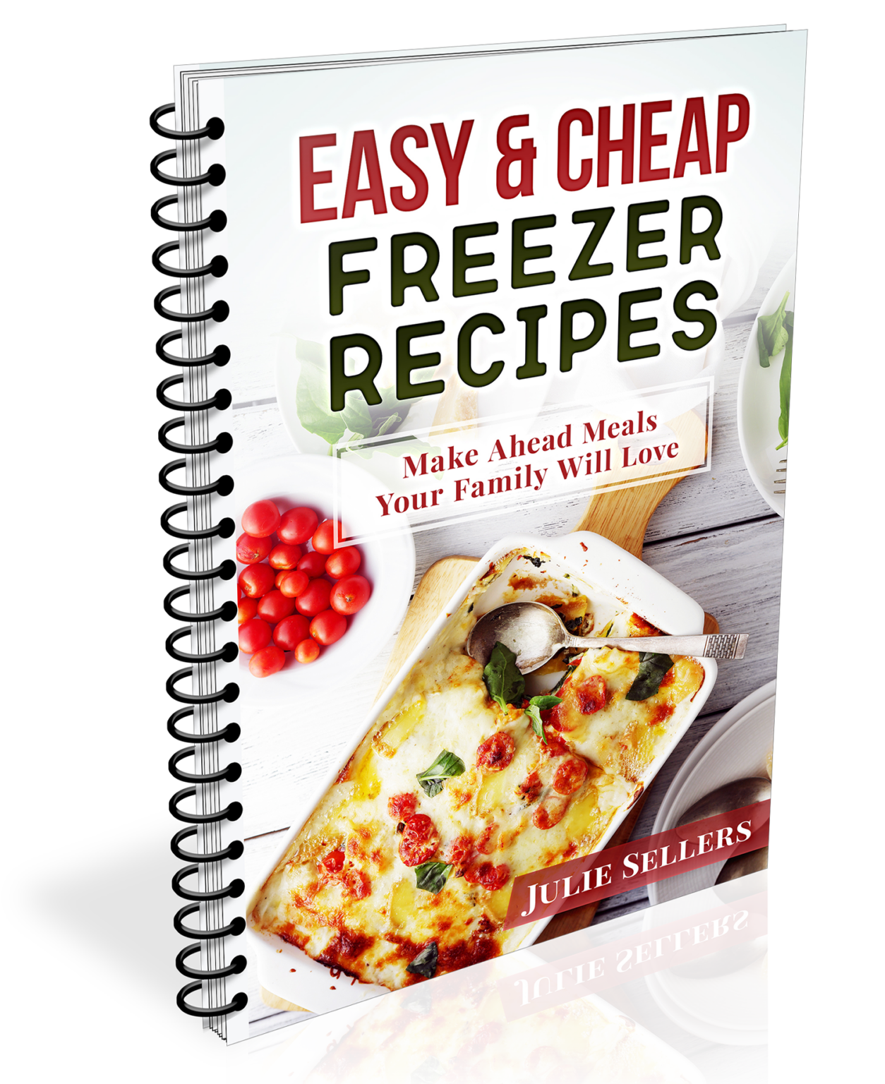 Freezer Book Landing Page - Frugally Blonde