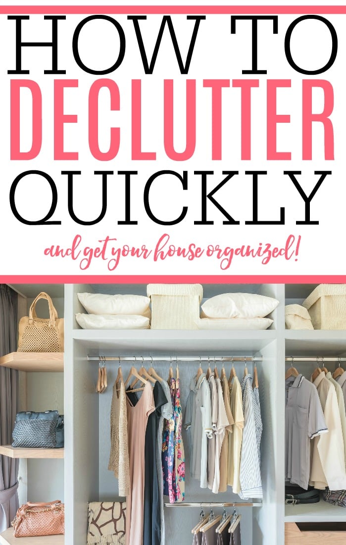 How To Declutter Fast - 10 Things To Do Right Now! - Frugally Blonde