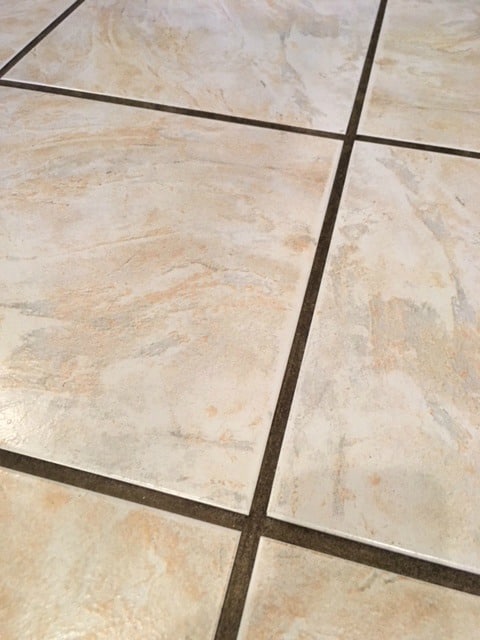 dirty grout