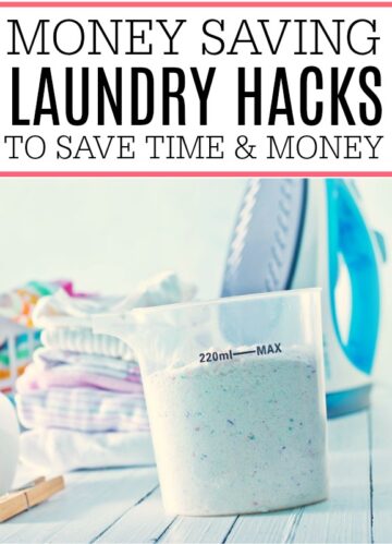 Money Saving Laundry Hacks That Save You Time & Money - Frugally Blonde