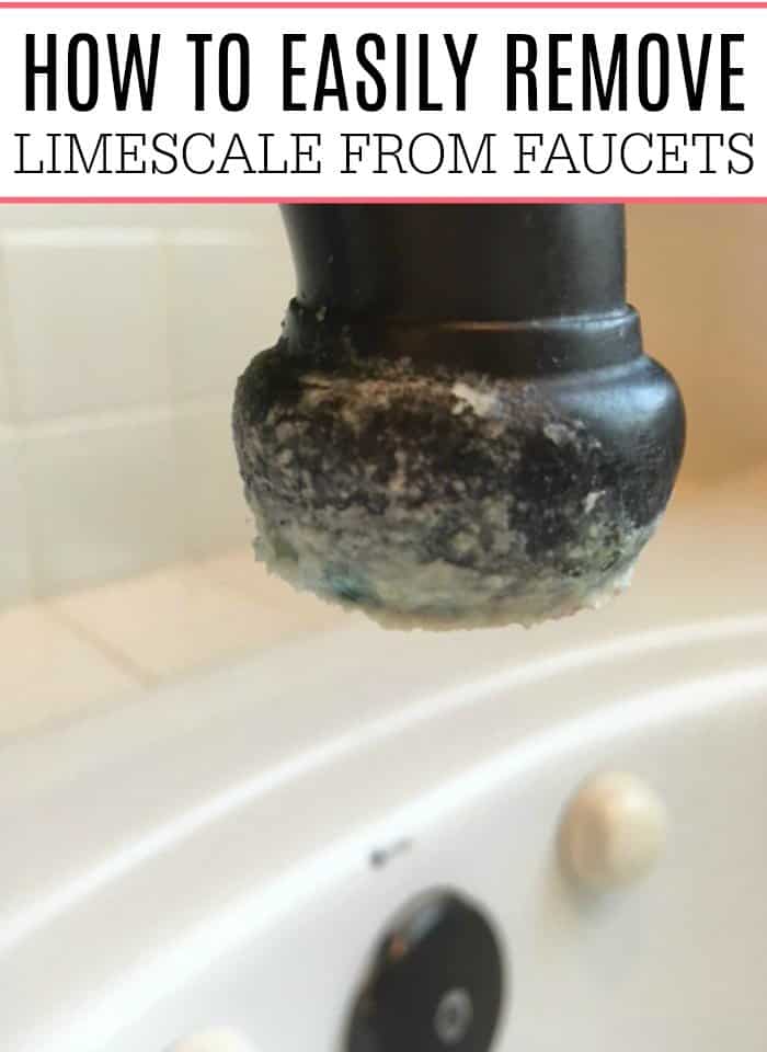 remove limescale from faucet