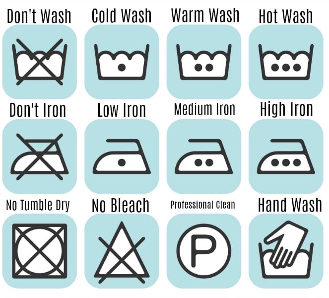 washing machine symbols guide