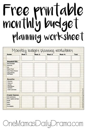 Awesome Budget Printables That Are Free or Cheap - Frugally Blonde