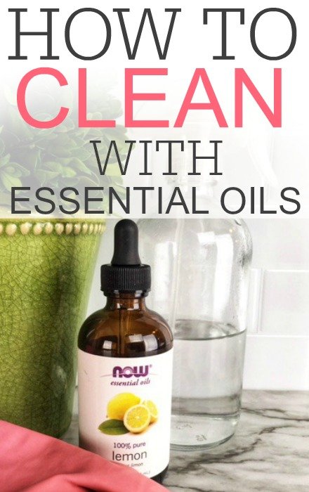 clean with essential oils