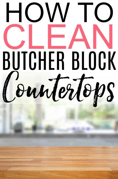 how to clean butcher block