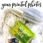 organizing printed photos
