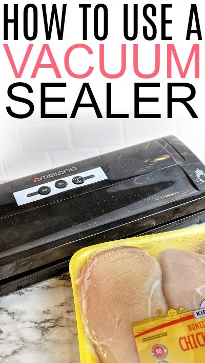 how to use a vacuum sealer