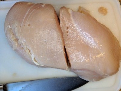 vacuum sealing chicken breasts