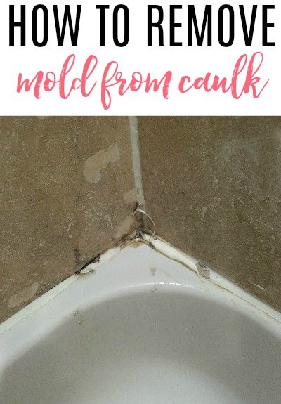 remove mold from caulk