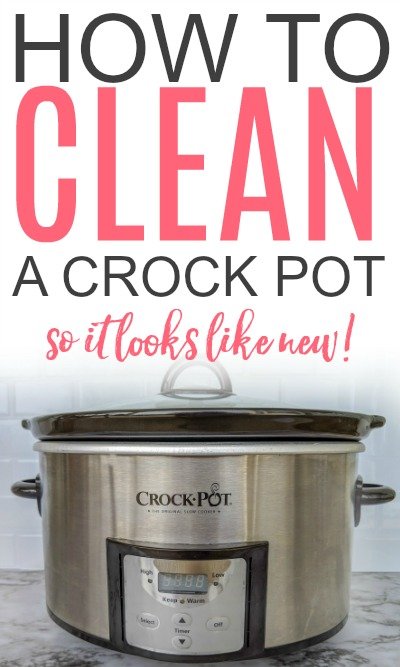 how to clean a crock pot