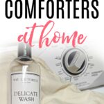 how to clean a down comforter at home
