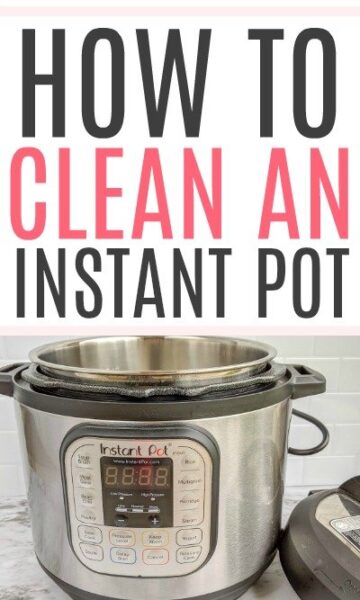 How To Clean An Instant Pot - Frugally Blonde