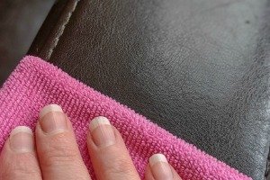 cleaning fake leather